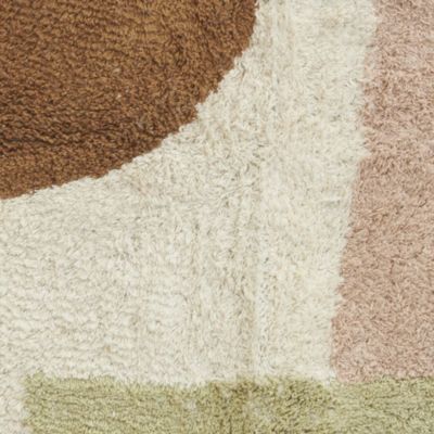 Tapis écru en coton Abstrait 150 x 90 Type: Tapis intérieur