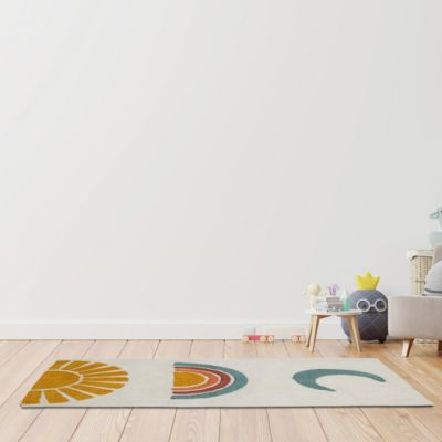 Tapis déco enfant en coton tufté 60x120cm