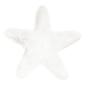 Tapis Déco Enfant "Lovely Star" 60x63cm Blanc