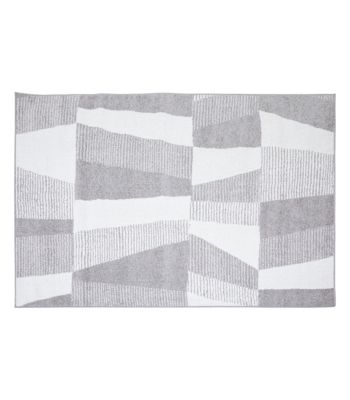 Tapis décoratif poils ras motifs imprimés 150 x 200 cm