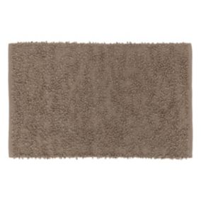 Tapis décoratif tissage effet bouclette 60 x 90 cm