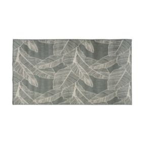 Tapis décoratif Vert pour extérieur ou intérieur en polypropylène 150 x 230 cm