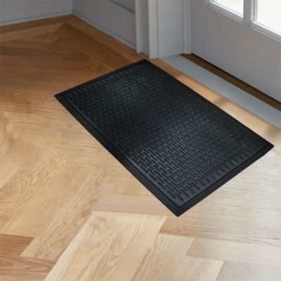 Tapis d'entrée caoutchouc Maurice GoodHome L.60 x l.90 cm