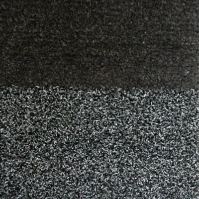 Tapis d'entrée Cres GoodHome gris L.60 x l.90 cm