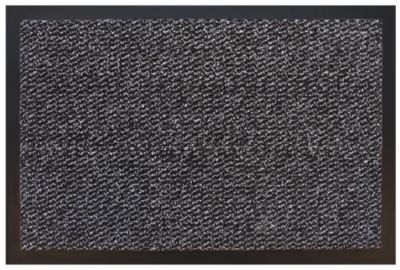 Tapis d'entrée gris absorbant L.118 x l.78 cm