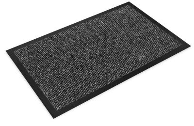 Tapis d'entrée gris absorbant L.118 x l.78 cm