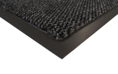 Tapis d'entrée gris absorbant L.118 x l.78 cm