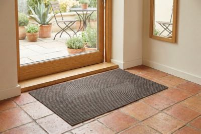 Tapis d'entrée intérieur absorbant beige 90 x 60 cm Coryl Ets Lambert Tignes