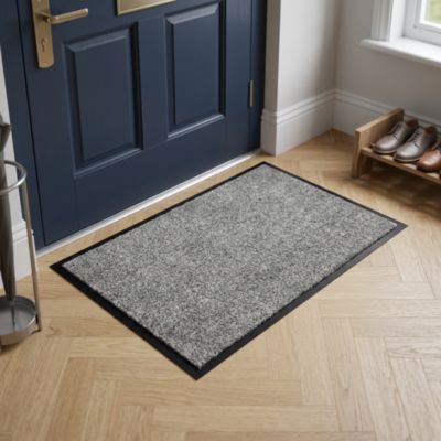Tapis d'entrée intérieur absorbant gris clair 60 x 40 cm Sweetsol Evo