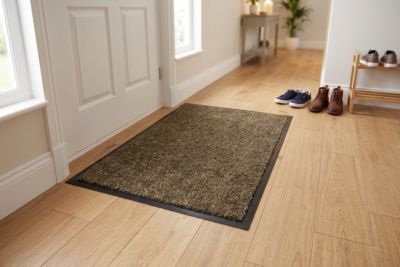 Tapis d'entrée intérieur absorbant marron 60 x 40 cm Sweetsol Evo
