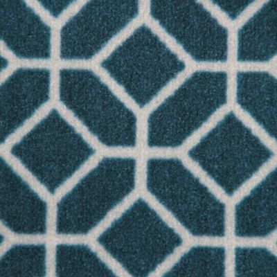 Tapis d'entrée polypropylène Boykins GoodHome motif vert L.45 x l.75 cm