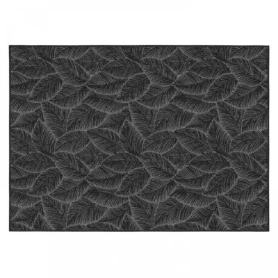 Tapis d'extérieur en polypropylène 120 x 170 cm noir  Oviala