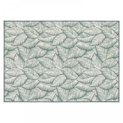 Tapis d'extérieur en polypropylène 120 x 170 cm vert  Oviala