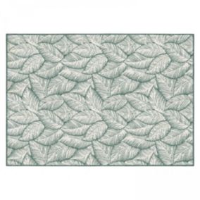 Tapis d'extérieur en polypropylène 120 x 170 cm vert  Oviala