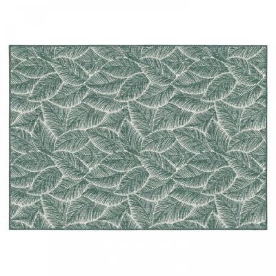 Tapis d'extérieur en polypropylène 120 x 170 cm vert  Oviala