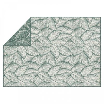 Tapis d'extérieur en polypropylène 120 x 170 cm vert  Oviala