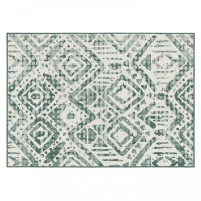 Tapis d'extérieur en polypropylène 120 x 170 cm vert  Oviala