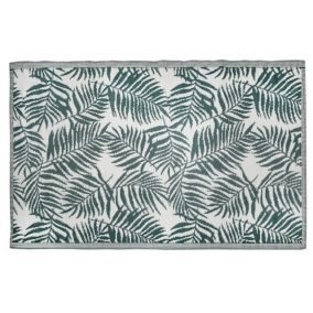 Tapis d'extérieur en polypropylène 120 x 180 cm Exotique - Vert