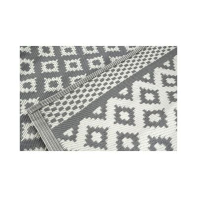 Tapis d'extérieur en polypropylène 120x180 cm Maya  Gris