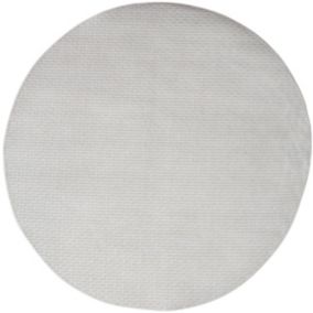 Tapis d'extérieur/intérieur aspect jute blanc D160