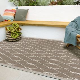 Tapis d'extérieur Motif géométrique 120x180cm, Dylrev