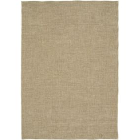 Tapis d'extérieur ou d'intérieur aspect sisal - Havana - Beige - 120 x 170 cm