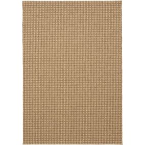 Tapis d'extérieur ou d'intérieur aspect sisal - Tijuana - Camel - 120 x 170 cm