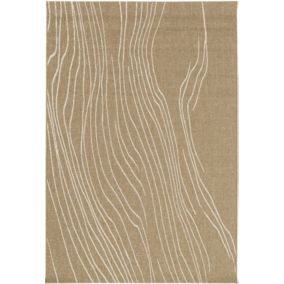 Tapis d'extérieur ou d'intérieur - Riviera - Beige et crème - 120 x 170 cm