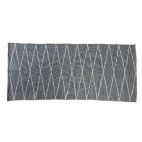 Tapis d'extérieur rectangle 200 x 90 cm motif Losanges - Jardideco