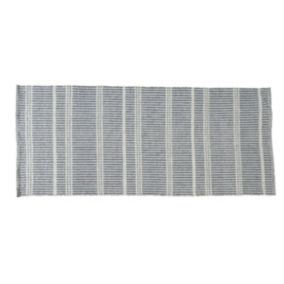 Tapis d'extérieur rectangle 200 x 90 cm motif Rayures fines - Jardideco