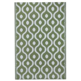 Tapis d'extérieur vert 120 x 180 cm PUNE