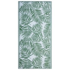 Tapis d'extérieur vert foncé 90 x 150 cm KOTA