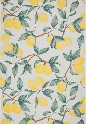 Tapis d'extérieur Capu palm citron l.160 x L.230 cm