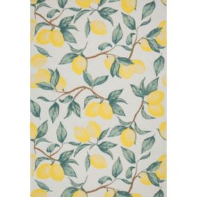 Tapis d'extérieur Capu palm citron l.160 x L.230 cm
