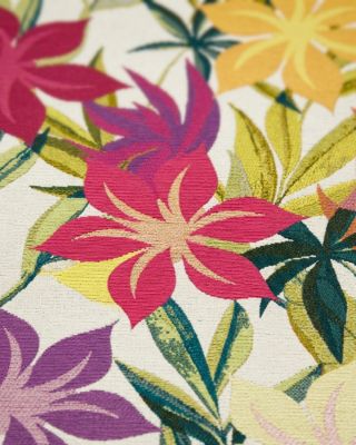 Tapis d'extérieur rectangulaire fleuris multicolore l.160 x L.230 cm
