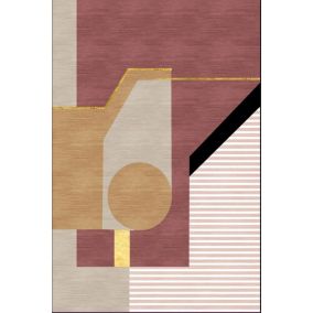 Tapis d'intérieur BURANO 80 x 150 cm - Rose