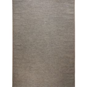 Tapis d'intérieur/extérieur aspect texturé beige sable 200x290