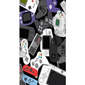 Tapis d'intérieur GAMER 80 x 150 cm - Noir