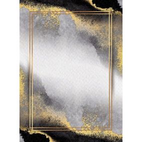 Tapis d'intérieur GOLD 160 x 230 cm - Blanc