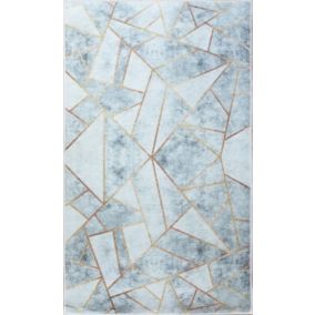 Tapis d'intérieur Grafic 80 x 150 cm - Gris