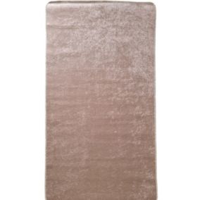 Tapis d'intérieur uni 120 x 180 cm - Beige