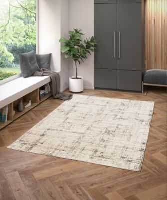 Tapis d'intérieur effet Trashwall aux tons beiges L.230 x l.160 cm, Balta