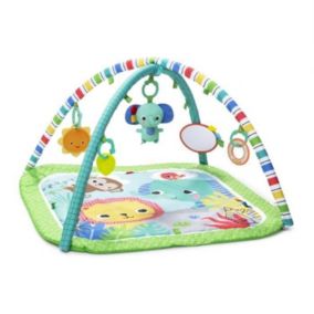 Tapis d'éveil et d'activités Wild Wiggles, vert, jouets inclus et détachables, des la naissance