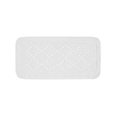 Tapis de baignoire PVC ALASKA 91x36cm Blanc neige Spirella