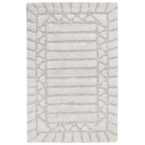 Tapis de bain 60 x 90 cm beige TEKKE