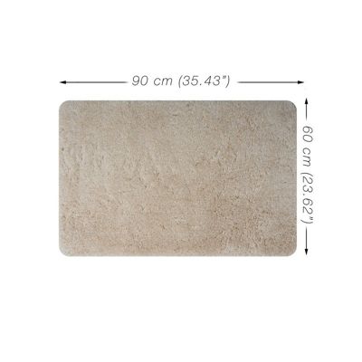 Tapis de bain Acrylique BRIZZOLO 60x90cm Beige Spirella