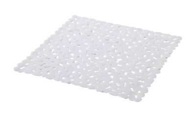 Tapis De Bain Antiderapant Blanc 55 X 55 Cm Batumi Castorama