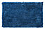 Tapis de bain antidérapant 50x70 cm, bleu, Levasseur Shiny