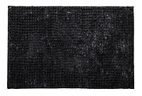 Tapis de bain antidérapant 50x80 cm, carbone, Levasseur Softy