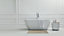 Tapis de bain antidérapant 50x80 cm, coloris écru, Shiny